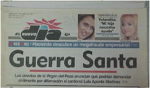 La actualidad de las sectas en Puerto Rico y el lugar de la Misión.