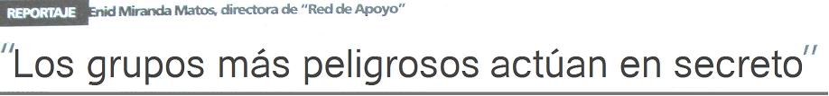 Los Grupos Mas Peligrosos